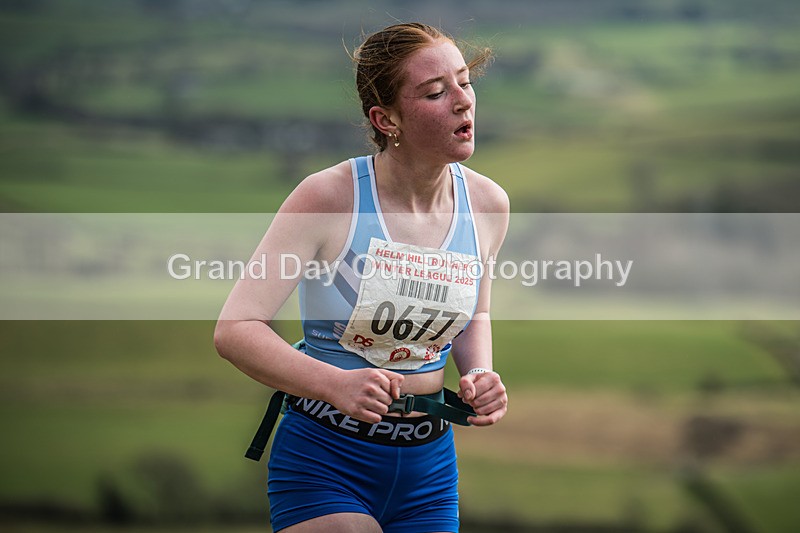 Helm Hill -295 - Kendal Winter League Helm Hill Fell Races (Under 13/15/17 & Seniors) Sunday 16th March 2025