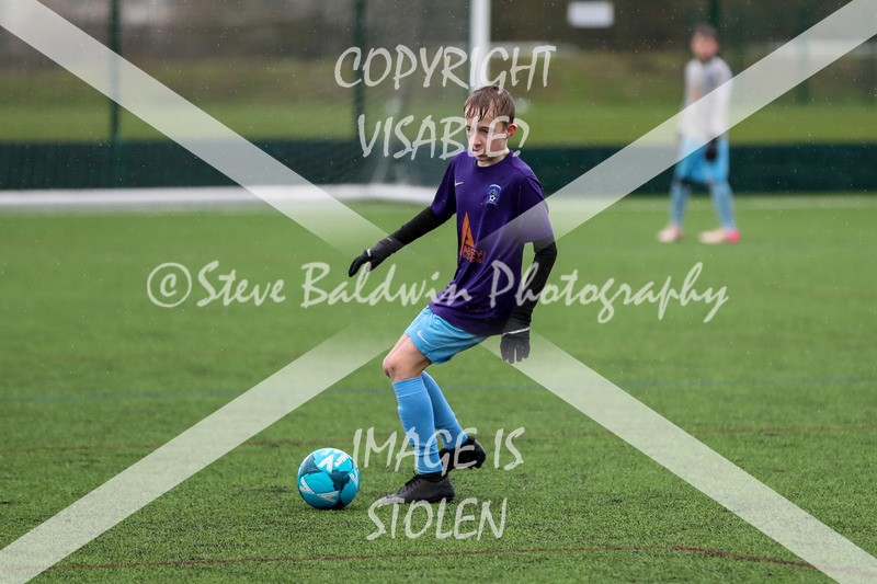 1DX20531 - 2026-02-15 FC Abbey Meads U13 Purple V Royal Wootton Bassett Town Youth U13 Yellow