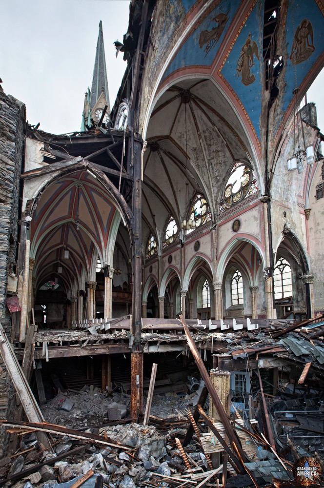 St Bonaventure Church (Philadelphia, PA) | Cut Away View - St. Bonaventure Roman Catholic Church
