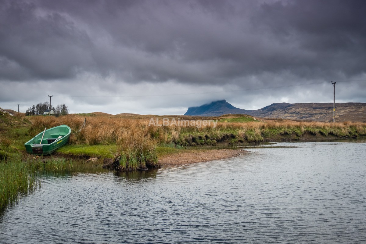 Cloud-topped Suilven from Loch Assynt - My Scotland - The Landscapes