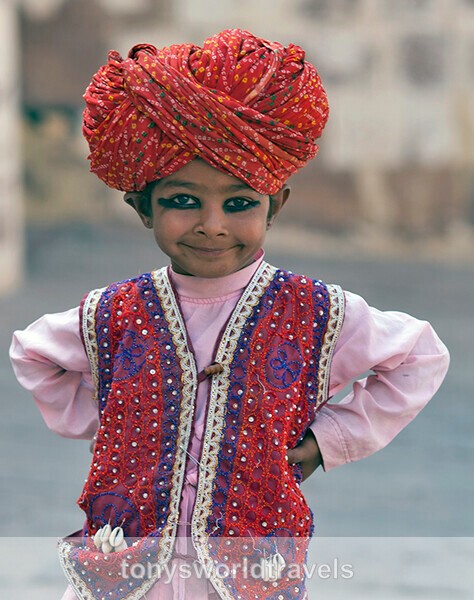 Young boy with Turban, Rajhastan, India - India