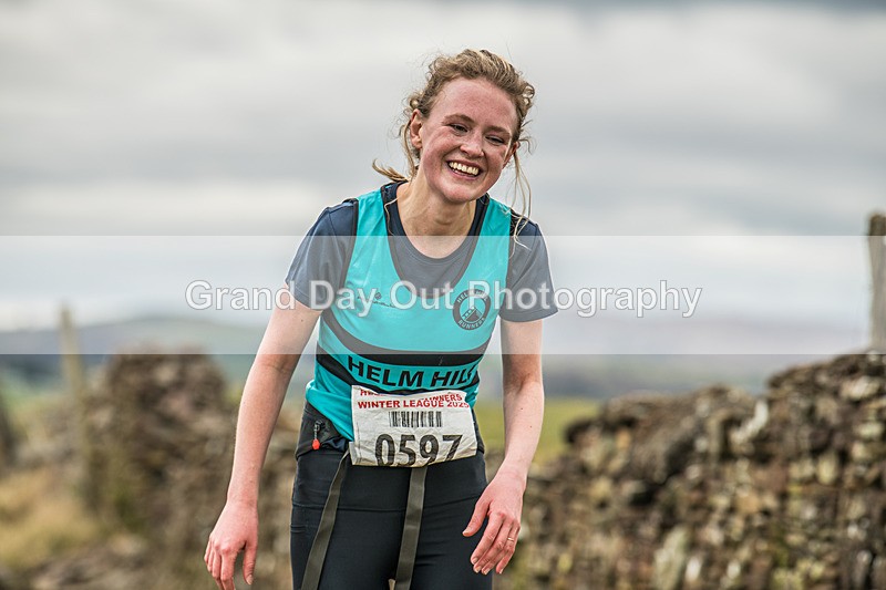 Helm Hill -869 - Kendal Winter League Helm Hill Fell Races (Under 13/15/17 & Seniors) Sunday 16th March 2025