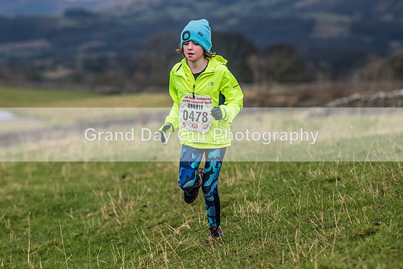 Cunswick U13-245 - Kendal Winter League Cunswick Scar Junior Under 13 Fell Race Sunday 26th January 2025