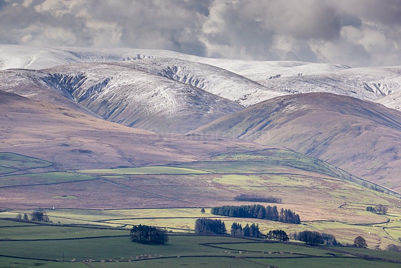 A light dusting of snow on the Howgills - Cumbria