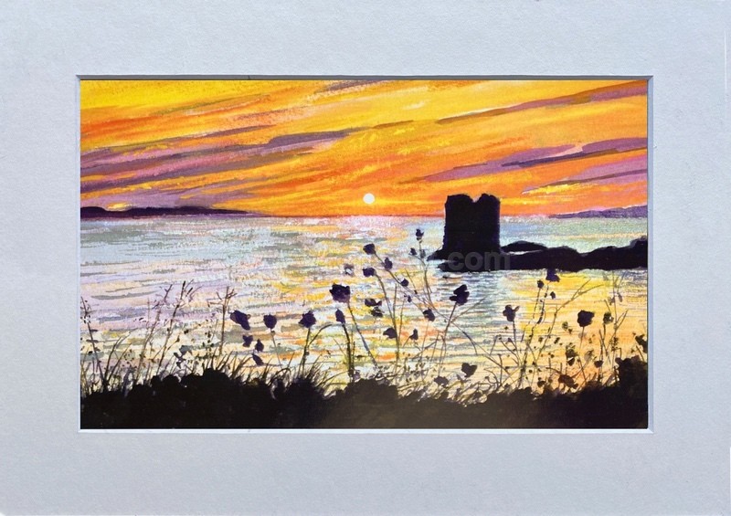 Sunset Silhouette - Isle of Skyros