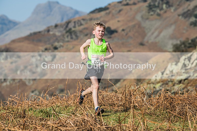 Elterwater-19 - Kendal Winter League Elterwater Under 13 Fell Race Sunday 9th March 2025