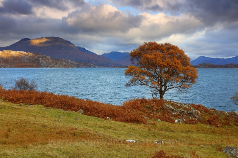 Loch Shieldaig and Meall A Choire Bhuidhe - Scotland
