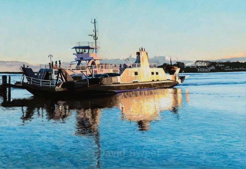 Last ferry to Strangford - Paintings
