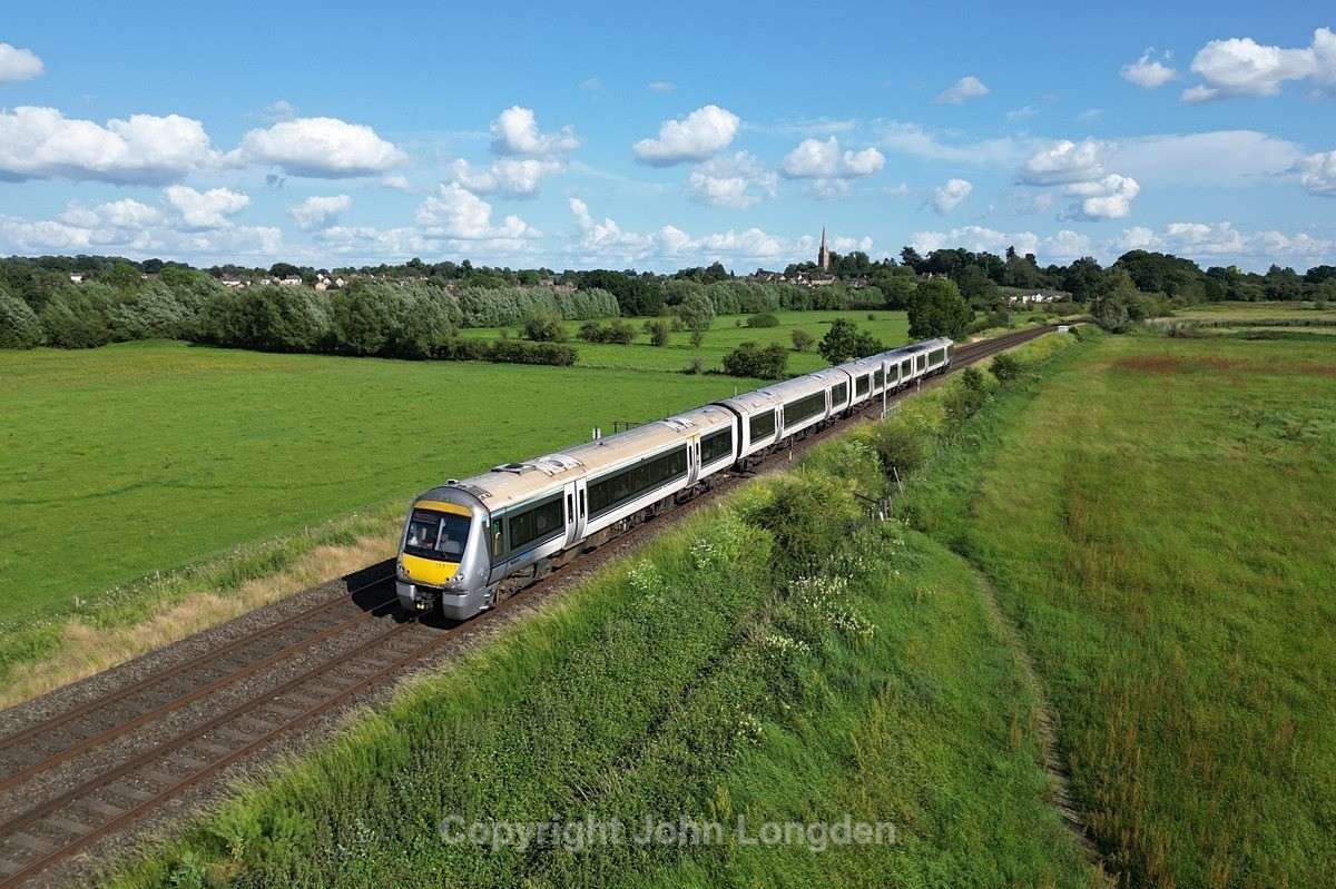 JL - 19.6.23 168107 1R47 16:37 Marylebone - Bham Moor St, Kings Sutton - Chiltern Routes (north to south)
