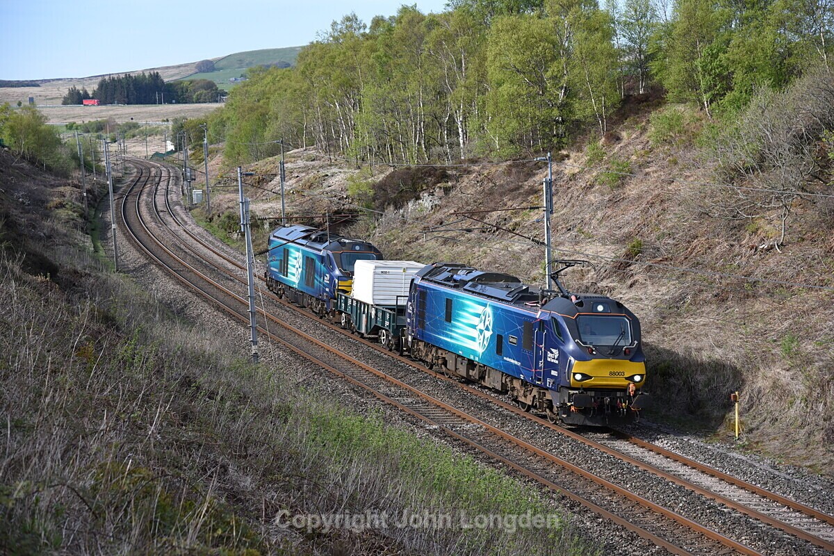 JL - 6.5.20 88003 'Genesis' & 68018 6M60 Seaton - Sell, Greenholme - West Coast Main Line (north to south)
