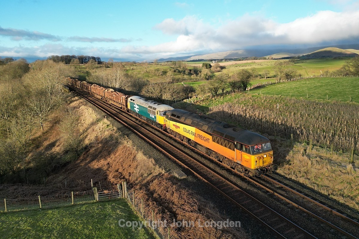 JL - 11.1.24 56049 & 56098 6J37 Carlisle - Chirk, Long Marton - Long Marton