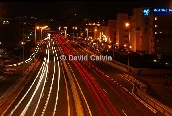 Car Light Trails - Nocturnal