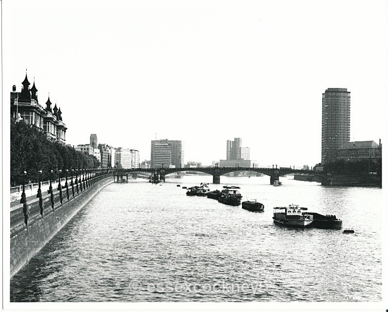  - Father Thames Tower Bridge and London 1970s
