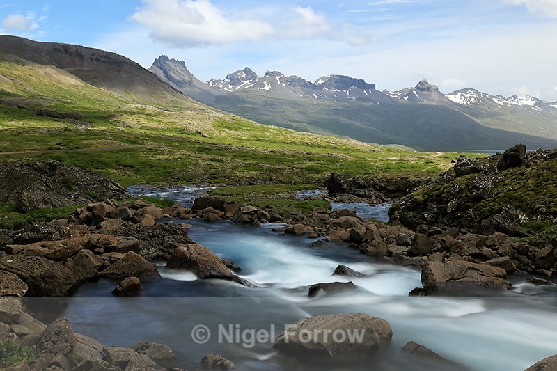 View from Folaldafoss towards Berufjordur, Iceland - Iceland