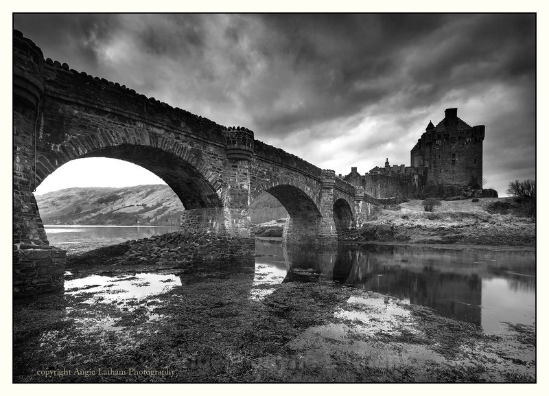 Eilean Donan Castle 2 - Highlands BW - Black & White