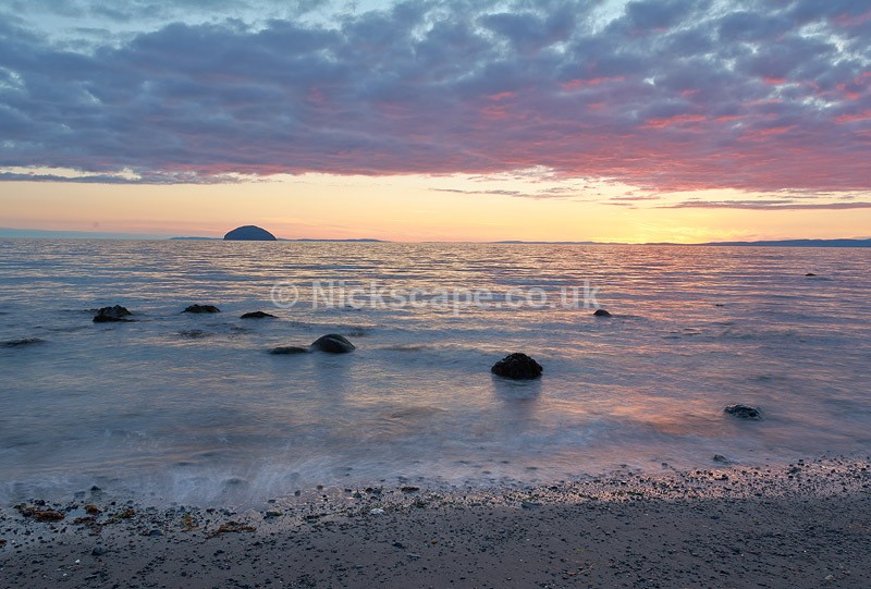 Ailsa Craig photograph from the Ayrshire Coast at Girvan | Scotland Gallery