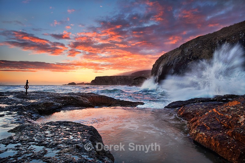 Beautiful Sunrise at Ballintoy on the North Antrim Coast