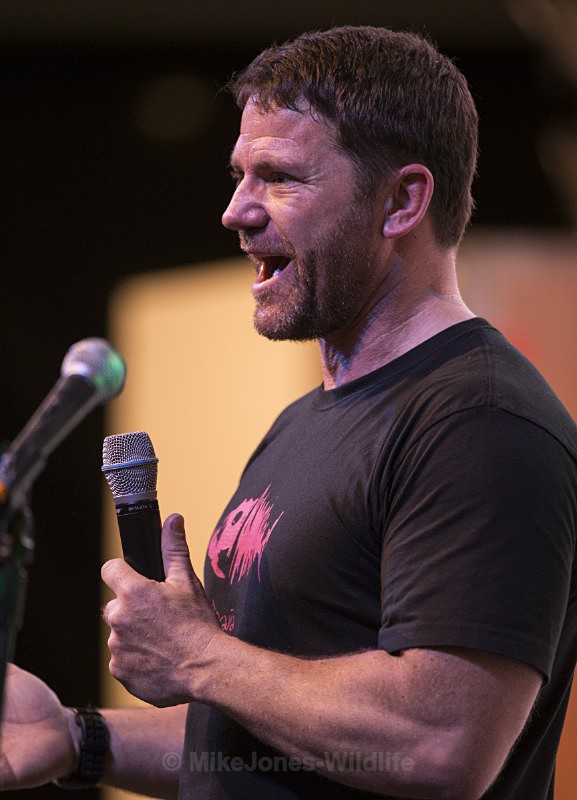 Steve Backshall at Whalefest 2014 Ref wfsb1 - STEVE BACKSHALL images from Whalest 2014 in Brighton
