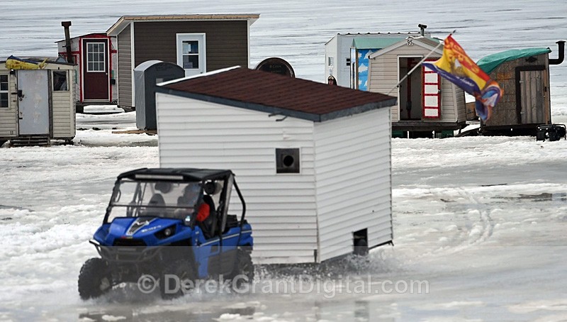 Ice Shacks New Brunswick Canada