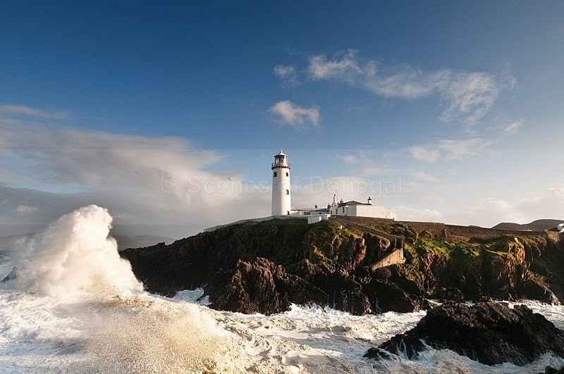 Heavy seas to lighthouse - Fanad Lighthouse