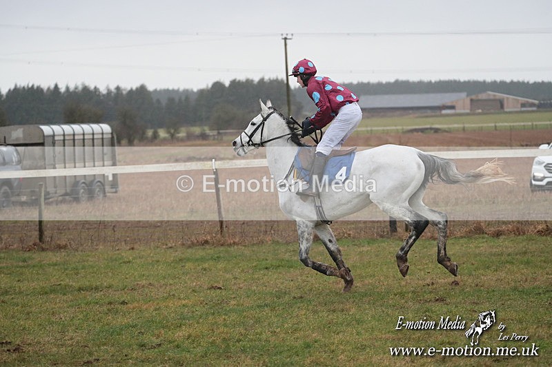 PtP 260125 530 - Cocklebarrow Point-to-Point racing with the Heythrop Hunt 26/01/25