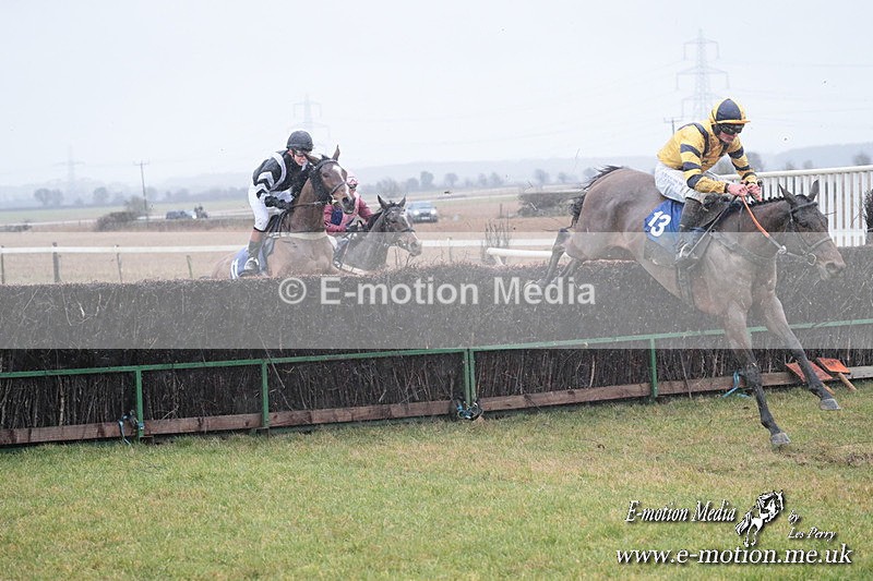 PtP 260125 322 - Cocklebarrow Point-to-Point racing with the Heythrop Hunt 26/01/25