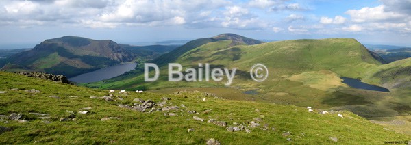 landscape of Rhyddu From Snowdon