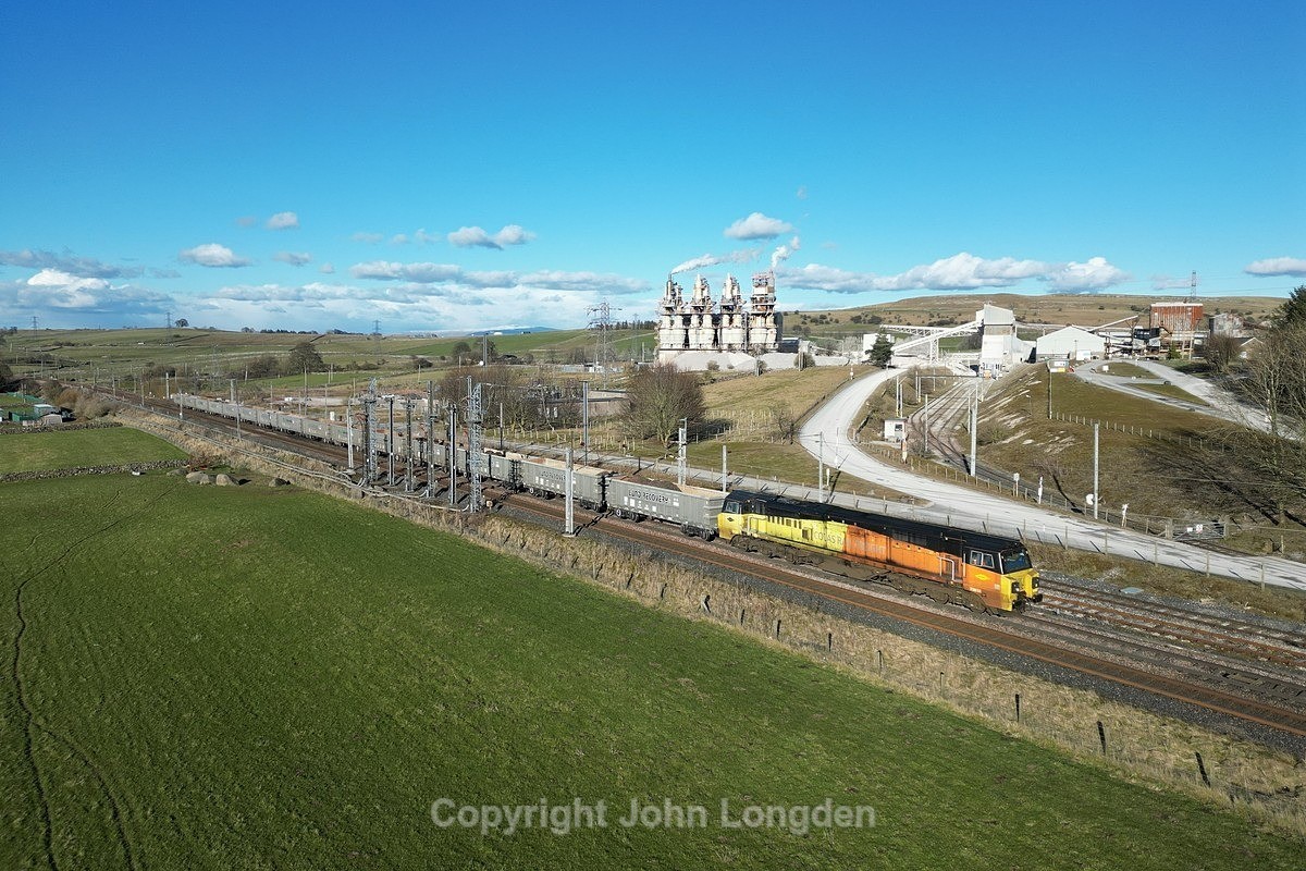 JL - 7.3.23 70814 6K30 Carlisle Yard - Longport, Hardendale - West Coast Main Line (north to south)