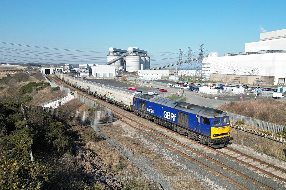 JL - 6.3.26 60026 6N87 Lynemouth - Tyne CT, Lynemouth - Latest shots