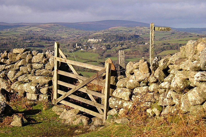 Looking towards North Bovey - Dartmoor
