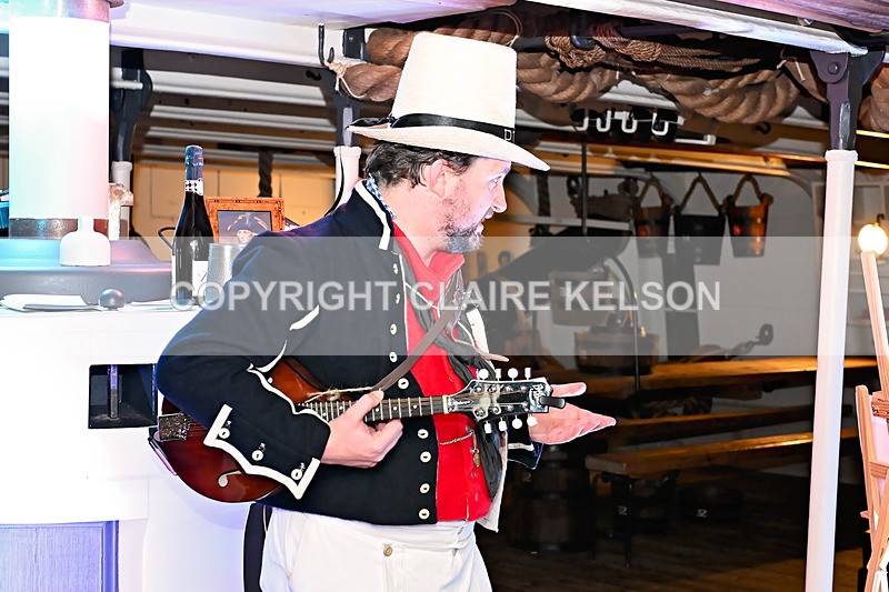 HMS PICKLE-127 - PICKLE NIGHT HMS WARRIOR 1860