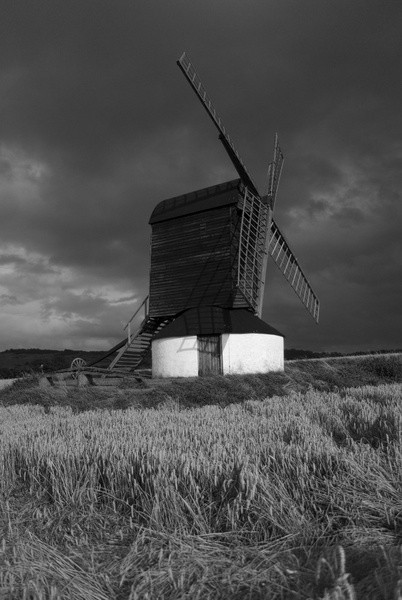 Pitstone windmill - Scattered Black and Whites