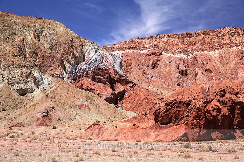 Colourful Rocks at Rainbow Valley, Atacama Desert, Chile - Chile