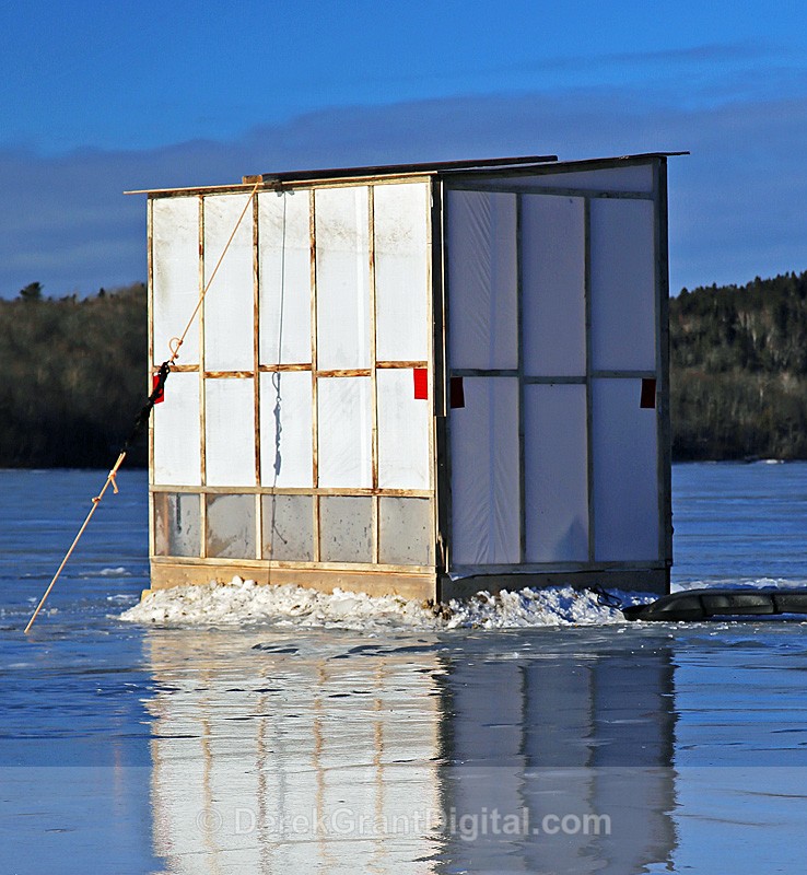 Ice Shacks New Brunswick Canada