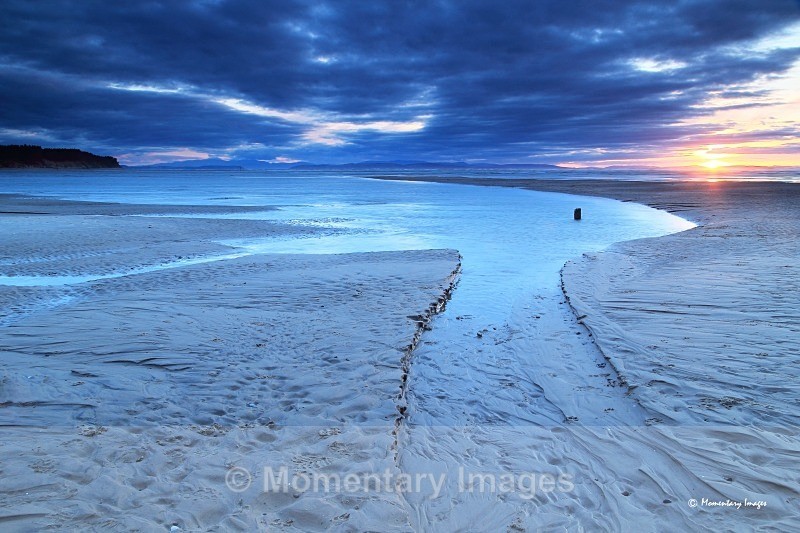 sinking sun on findhorn - Sunrise to sunset gallery