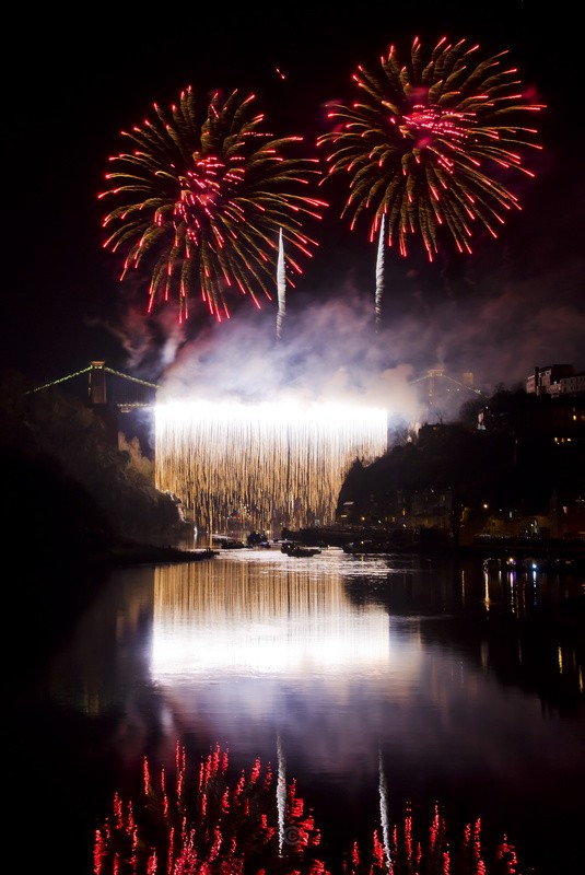 Clifton Suspension Bridge 150th Anniversary fireworks - The Repository