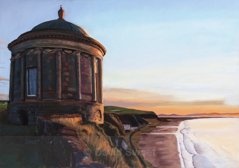 Last Light - Mussenden Temple - Paintings