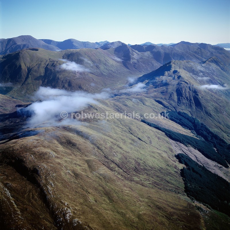 aerial pictures of Scotland Scotlands mountains hills moors highlands
