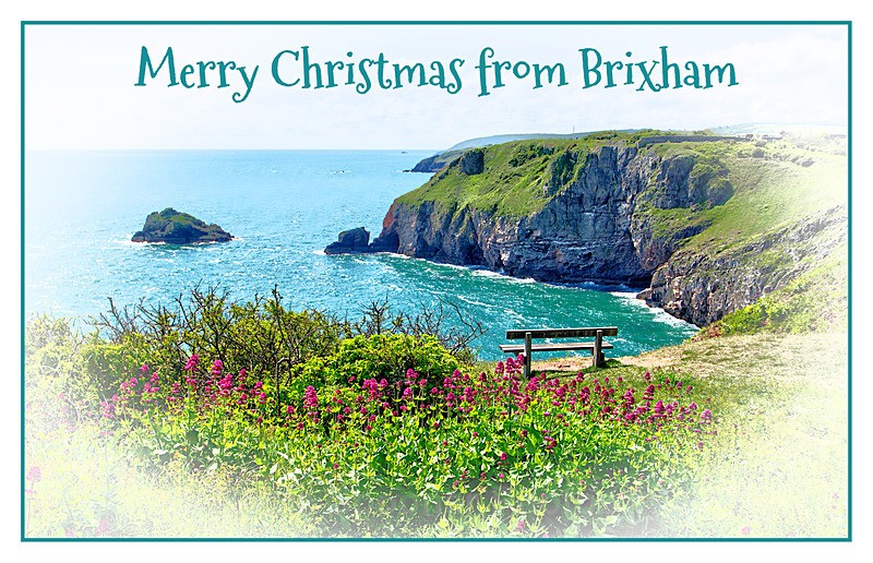 Sold out XM027 - Beautiful Berry Head at Brixham - XMAS CARDS  Brixham