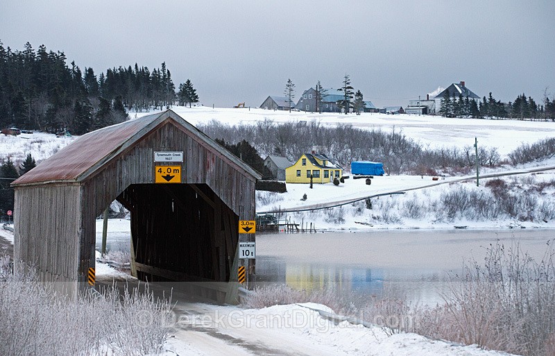 Tynemouth Creek Covered Bridge New Brunswick Canada - Covered Bridges of New Brunswick