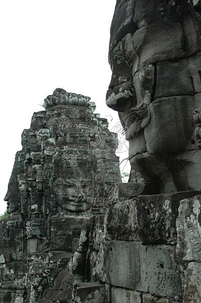 Ancient ruins at Ankor Thom - Cambodia - ARCHEOLOGY,  ETC.