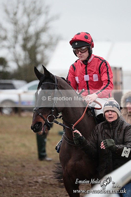 PtP 260125 827 - Cocklebarrow Point-to-Point racing with the Heythrop Hunt 26/01/25