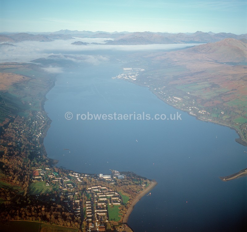 A00217A Gare Loch from above Roseneath in 2001 - West and south coastlines