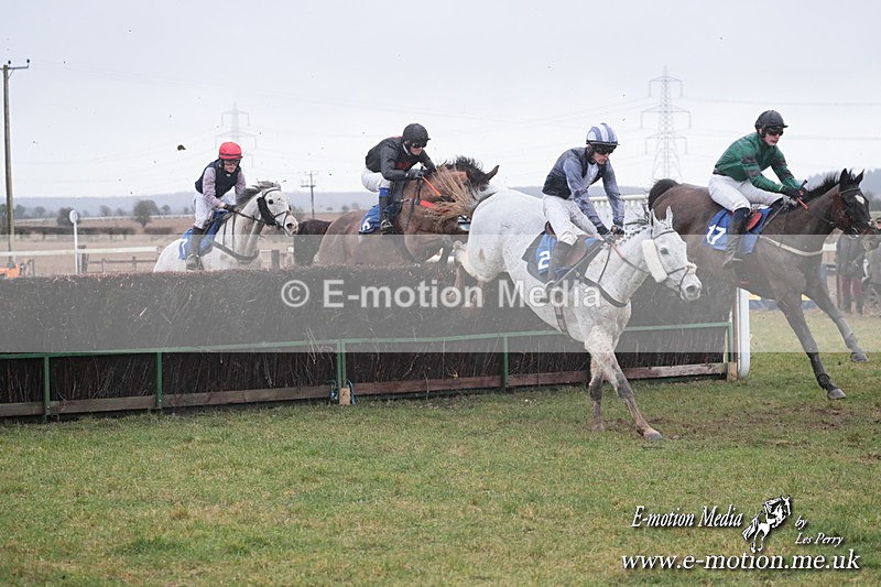 PtP 260125 551 - Cocklebarrow Point-to-Point racing with the Heythrop Hunt 26/01/25