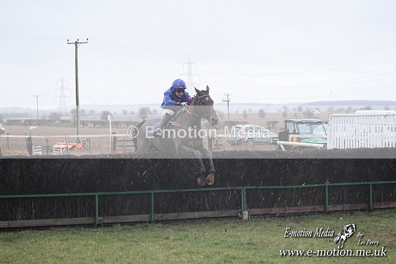 PtP 260125 601 - Cocklebarrow Point-to-Point racing with the Heythrop Hunt 26/01/25
