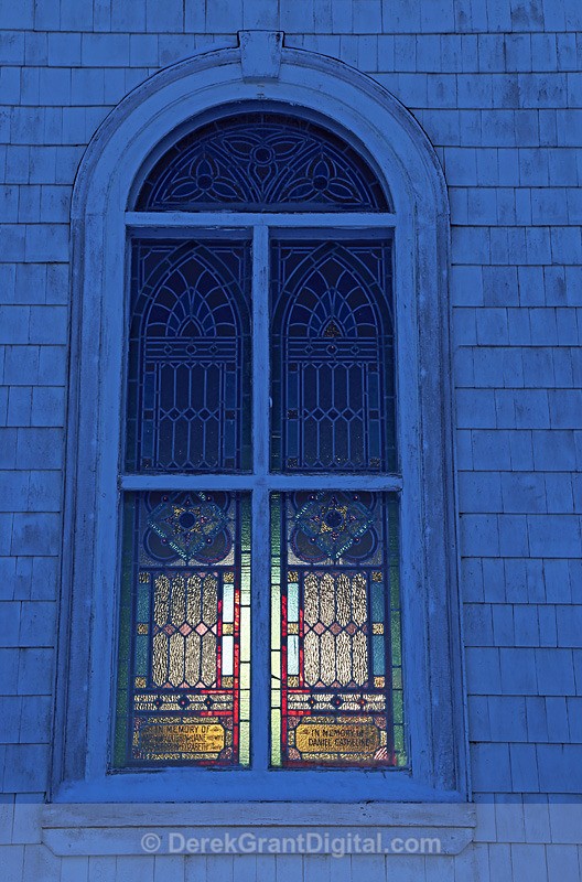 St. Luke's Stained Glass Window ~ Quispamsis,New Brunswick Canada - Churches of New Brunswick