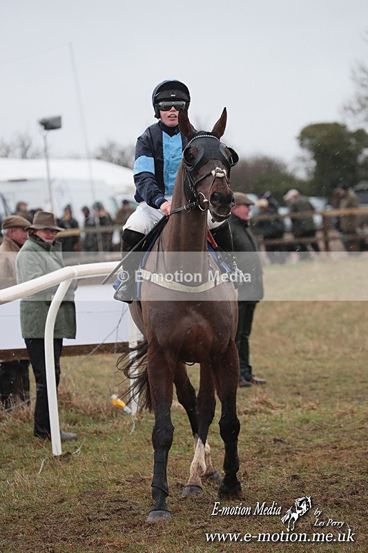 PtP 260125 166 - Cocklebarrow Point-to-Point racing with the Heythrop Hunt 26/01/25