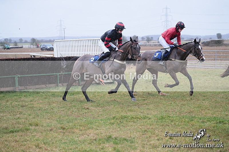 PtP 260125 47 - Cocklebarrow Point-to-Point racing with the Heythrop Hunt 26/01/25