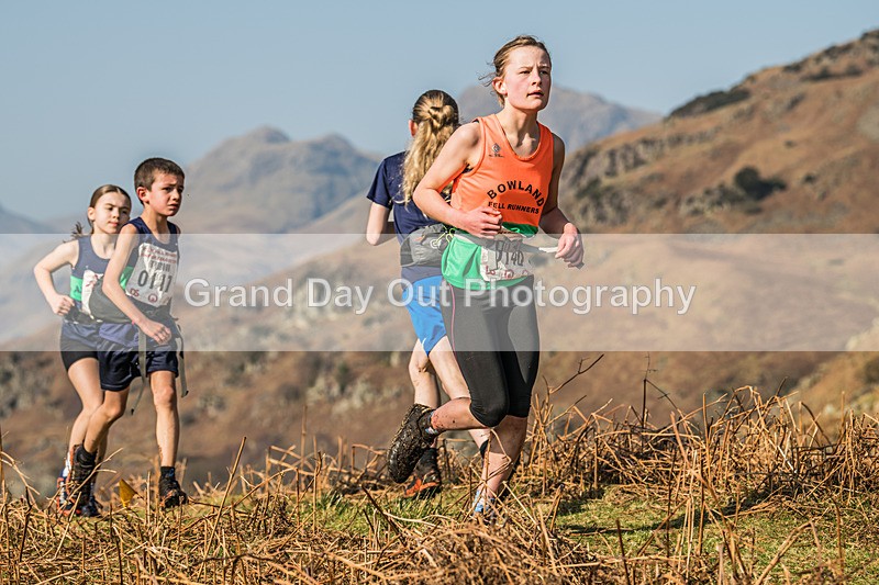 Elterwater-124 - Kendal Winter League Elterwater Under 13 Fell Race Sunday 9th March 2025
