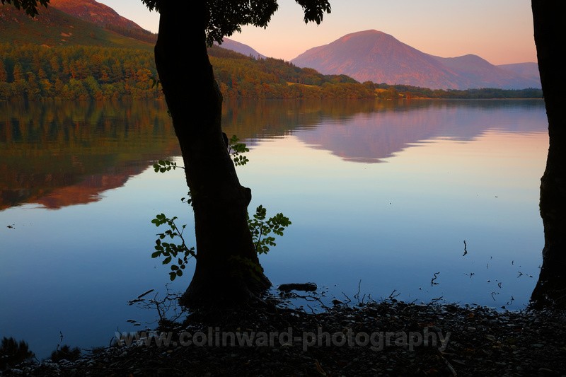 Late Evening Light on the Shores of Loweswater       ref 5401 - The Pennines and Cumbria